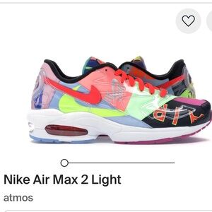 NWOT NIKE AIR MAX 2 LIGHTS ATMOS